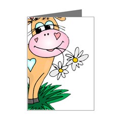 Cute cow Mini Greeting Card from ArtsNow.com Left