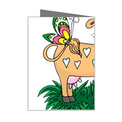 Cute cow Mini Greeting Card from ArtsNow.com Right