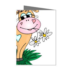 Cute cow Mini Greeting Cards (Pkg of 8) from ArtsNow.com Left