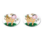 Cute cow Cufflinks (Oval)