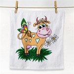 Cute cow Face Towel