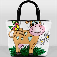 Cute cow Bucket Bag from ArtsNow.com Front