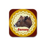 Jersey Rubber Square Coaster (4 pack)