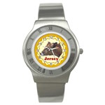 Jersey Stainless Steel Watch