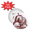 Angry bull 1.75  Button (100 pack) 