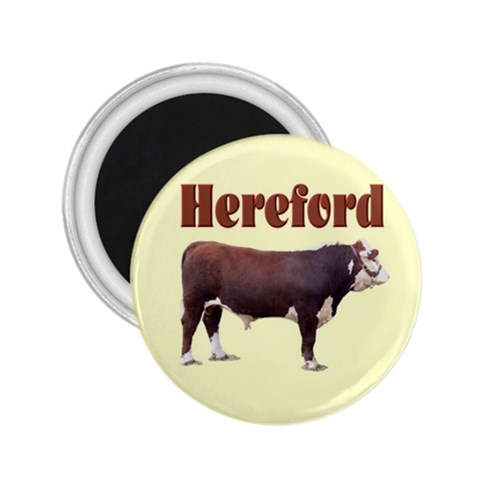 Hereford 2.25  Magnet from ArtsNow.com Front