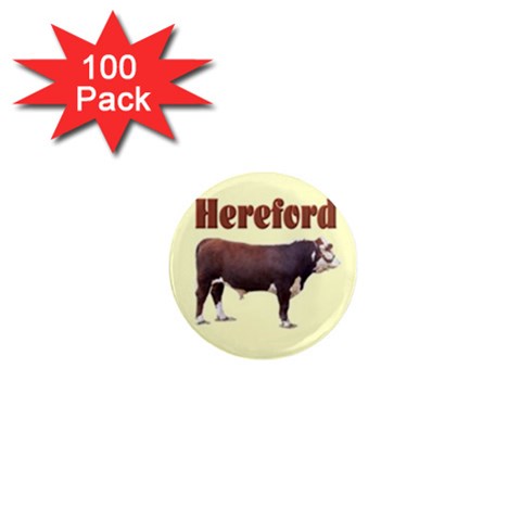 Hereford 1  Mini Magnet (100 pack)  from ArtsNow.com Front