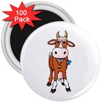 Cow 3  Magnet (100 pack)