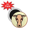 Cow head 1.75  Magnet (10 pack) 