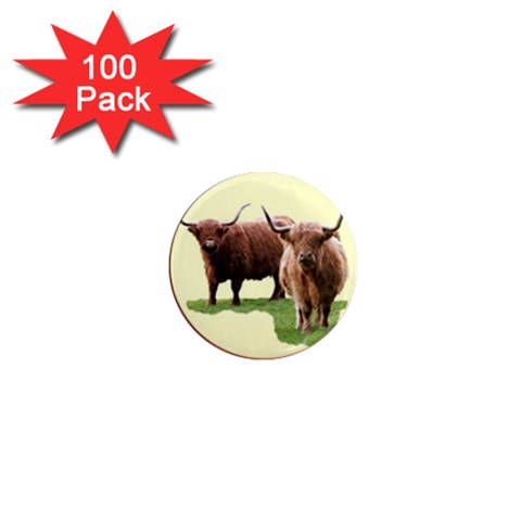 Highland 1  Mini Magnet (100 pack)  from ArtsNow.com Front