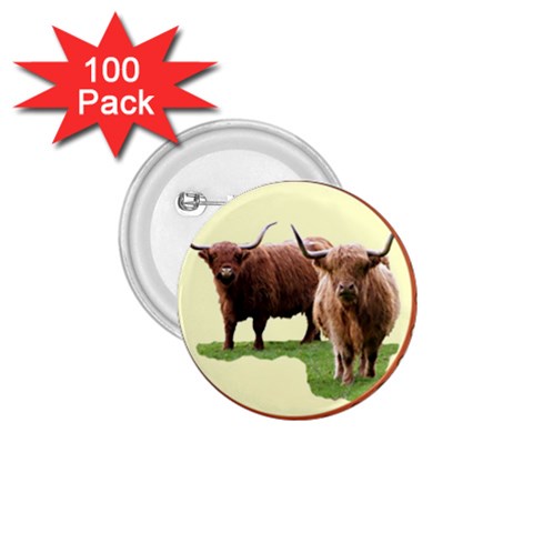 Highland 1.75  Button (100 pack)  from ArtsNow.com Front