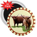 Highland 3  Magnet (10 pack)