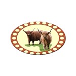 Highland Sticker Oval (10 pack)