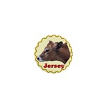 Jersey cow 1  Mini Button