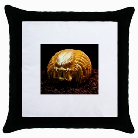 20 Throw Pillow Case (Black) from ArtsNow.com Front