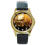 20 Round Gold Metal Watch