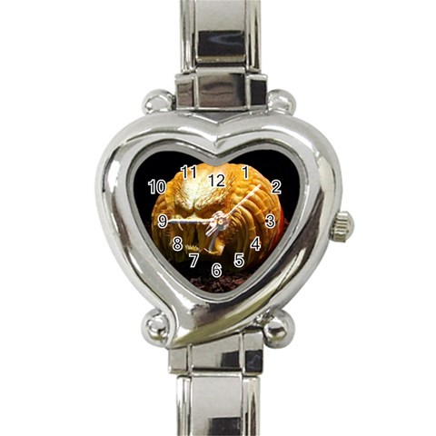 20 Heart Italian Charm Watch from ArtsNow.com Front