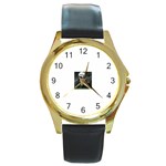3-3831011-0-2-1 Round Gold Metal Watch