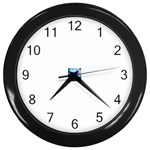 3-3830994-0-2-1 Wall Clock (Black)