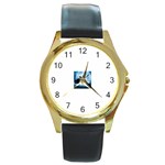 3-3830994-0-2-1 Round Gold Metal Watch
