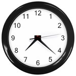 3-1093440-0-2-1 Wall Clock (Black)