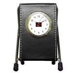 3-1093440-0-2-1 Pen Holder Desk Clock