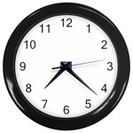3-1091059-0-2-1 Wall Clock (Black)