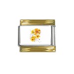 3-1012265-0-2-1 Gold Trim Italian Charm (9mm)