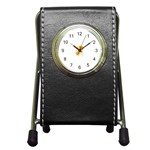 3-1012265-0-2-1 Pen Holder Desk Clock