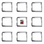 3-1113622-0-2-1 Mega Link Italian Charm (9 pack)