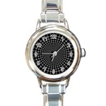 28 Round Italian Charm Watch