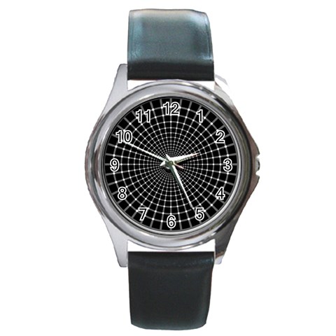 28 Round Metal Watch from ArtsNow.com Front