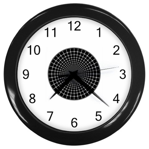 28 Wall Clock (Black) from ArtsNow.com Front