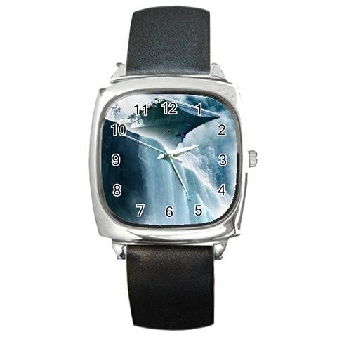 32 Square Metal Watch from ArtsNow.com Front