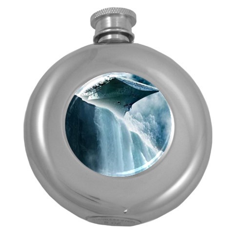 32 Hip Flask (5 oz) from ArtsNow.com Front