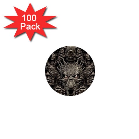 1 1  Mini Button (100 pack)  from ArtsNow.com Front