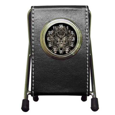 1 Pen Holder Desk Clock from ArtsNow.com Front
