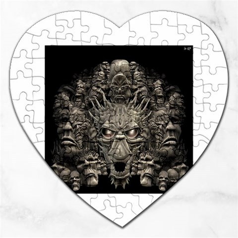 1 Jigsaw Puzzle (Heart) from ArtsNow.com Front