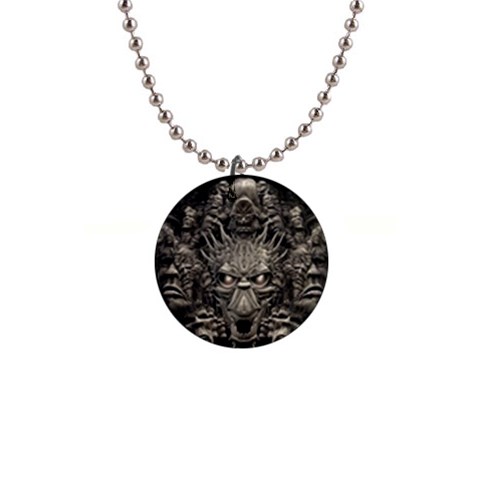 1 1  Button Necklace from ArtsNow.com Front