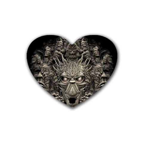 1 Rubber Coaster (Heart) from ArtsNow.com Front