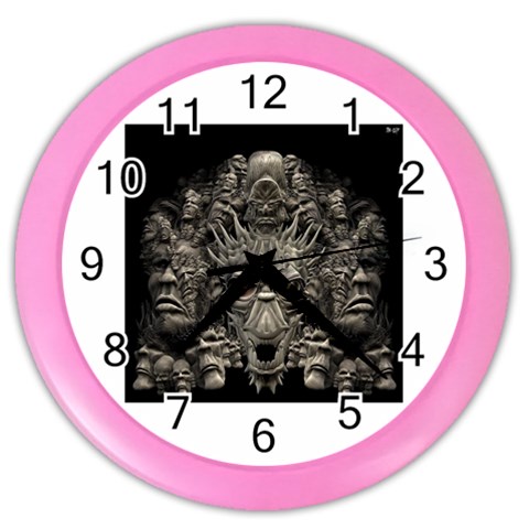 1 Color Wall Clock from ArtsNow.com Front