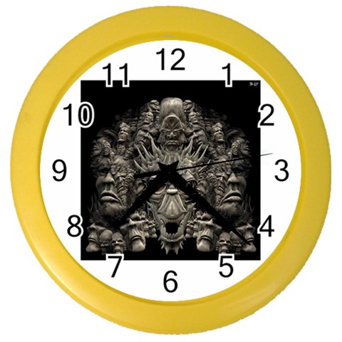 1 Color Wall Clock from ArtsNow.com Front