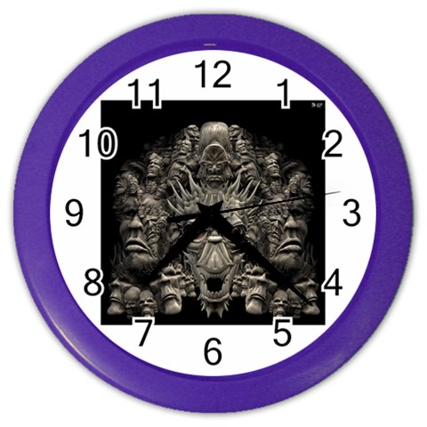 1 Color Wall Clock from ArtsNow.com Front