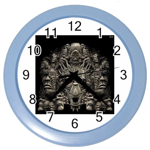 1 Color Wall Clock from ArtsNow.com Front