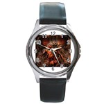 3 Round Metal Watch