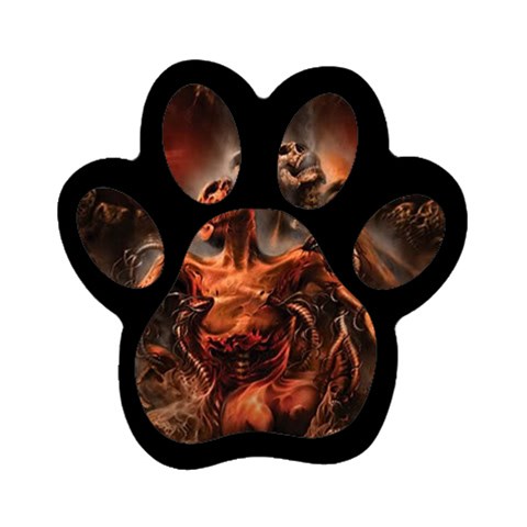 3 Magnet (Paw Print) from ArtsNow.com Front