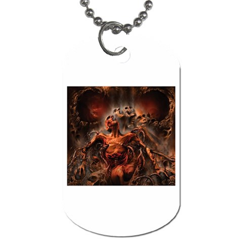 3 Dog Tag (One Side) from ArtsNow.com Front