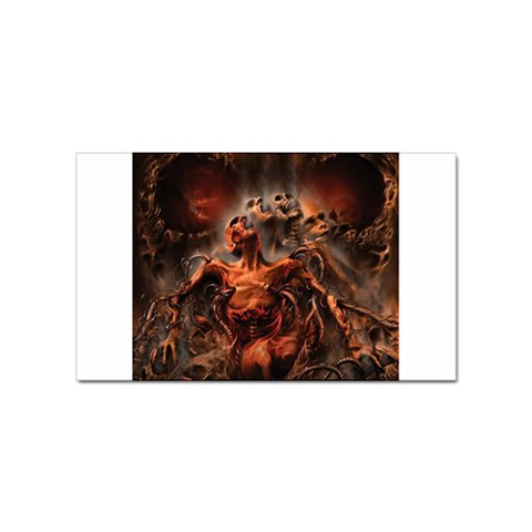 3 Sticker Rectangular (100 pack) from ArtsNow.com Front