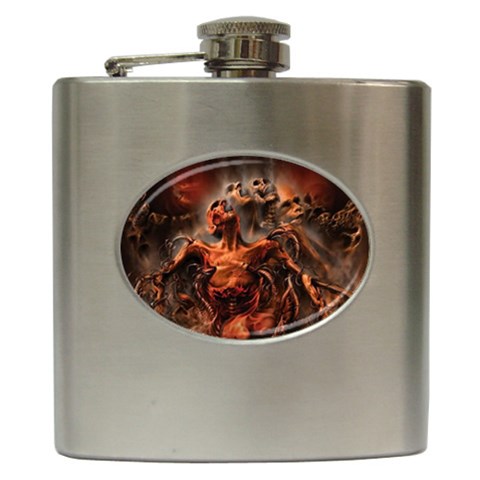 3 Hip Flask (6 oz) from ArtsNow.com Front