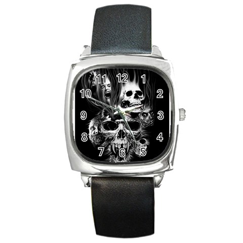 5 Square Metal Watch from ArtsNow.com Front